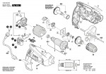 Bosch 3 603 A26 100 Psb 530 Ra Percussion Drill 230 V / Eu Spare Parts